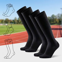Chaussettes de sport personnalisées, impression par sublimation, respirantes, séchage rapide, chaussettes de sport pour uniforme d'équipe de club, entraînement professionnel