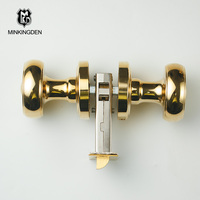 Serrure à bouton en alliage de zinc pour porte en bois, de sécurité, haut de gamme, élégance classique, pour villas, appartements, hôtels et centres commerciaux, style moderne minimaliste de luxe