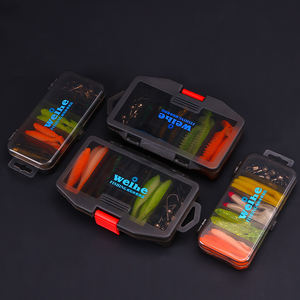 WEIHE 36 pz Kit pesca pesca morbida esca e accessori Combo attrezzatura scatola esca morbida Kit esca da pesca - Product Image 2