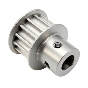 Puleggia per Cinghia Dentata in Lega di Alluminio Personalizzabile OEM, Ruota Sincrona Industriale con Lavorazione CNC e EDM per Motori DC - Product Image 1