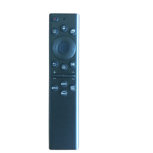 Manufacturer's Solar Rechargeable Voice Remote Control for Samsung Smart TV Plastic Material with Fixed Code