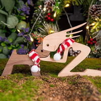 LOGO PERSONNALISÉ maison noël noël maîtresse cadeau en bois artisanat fournitures
