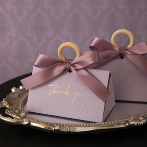 Caja de <span class=keywords><strong>Regalo</strong></span> de Papel de Alta Gama de 12.5x7.5x7cm, Caja <span class=keywords><strong>para</strong></span> Dulces de Boda y Caja <span class=keywords><strong>para</strong></span> Regalos Pequeños, Diseño Portátil, Bolsas de <span class=keywords><strong>Regalo</strong></span> - Product Image 6