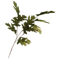 Grande branche artificielle de pin paon à feuilles d'orme imitation pour la décoration de l'allée de mariage, du sol, de la maison, des vases, en vrac, couleur personnalisée OEM