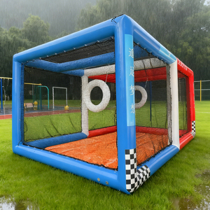 Cubo Inflable para Obstáculos <span class=keywords><strong>de</strong></span> Drones en Campos <span class=keywords><strong>de</strong></span> Fútbol, Marco Inflable para Eventos Deportivos Comerciales <span class=keywords><strong>de</strong></span> Fútbol, Jaula Portátil para Entrenamiento <span class=keywords><strong>de</strong></span> Drones - Product Image 1