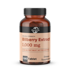 OEM diskon besar-besaran-dapat disesuaikan-ekstrak <span class=keywords><strong>Bilberry</strong></span> dengan lada hitam-Tablet-1,000mg - 180 Tablet (persediaan 6 bulan) - Product Image 1