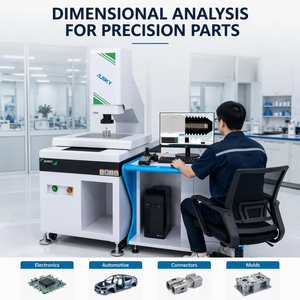 AUSKY Machine de mesure coordonnée par vidéo CNC haute performance AMP320 Système de mesure optique à sonde tactile Laser CMM 0,0002 mm - Product Image 1