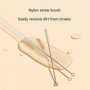 Ensemble de brosses de nettoyage multi-usages à long manche pour bouteilles d'eau, pailles, couvercles et accessoires d'alimentation pour bébés - Product Image 4