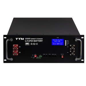 แบตเตอรี่ LiFePO4 ขนาด 10kWh 20kWh 48V 51.2V 100Ah 200Ah พร้อมระบบจัดการแบตเตอรี่ (BMS) สำหรับระบบกักเก็บพลังงานแสงอาทิตย์ภายในบ้าน - Product Image 1
