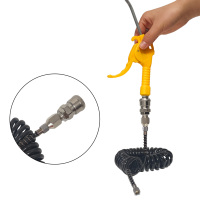 Tuyau tressé de 3 mètres, 6 mm, 1/4 pouces, accessoire pour compresseur d'air, aérographe, outil pneumatique