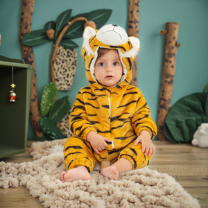 MICHLEY Hotsale tutine di cartone per ragazze tute con animali Babi <span class=keywords><strong>vestiti</strong></span> con cerniera Costume invernale per bambini <span class=keywords><strong>vestiti</strong></span> per neonati - Product Image 6