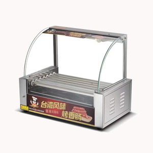 Machine à hot-dogs automatique compacte professionnelle, gril <span class=keywords><strong>de</strong></span> comptoir pour saucisses, idéale pour usage domestique et commercial (<span class=keywords><strong>noix</strong></span>, farine, lait, maïs, fruits) - Product Image 3