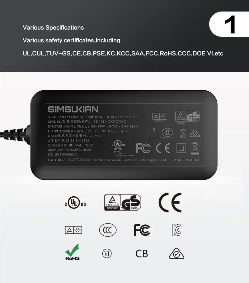 5V 9V 12V 19V 24V ac dc evrensel güç adaptörü laptop notebook 2 pin güç kaynağı