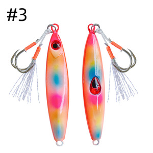 เหยื่อตก<span class=keywords><strong>ปลา</strong></span>ทะเลแบบจิ๊ก เคลือบสีด้วยเลเซอร์ เหยื่อแข็งสำหรับน้ำเค็ม ตก<span class=keywords><strong>ปลา</strong></span>ทะเลน้ำลึก ตีไกล แบบสวิงและแบบจม - Product Image 4
