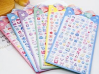 Autocollants en mousse gonflée Kawaii pour enfants, décalcomanies créatives DIY pour journal, coque de téléphone, décoration de bouteille d'eau