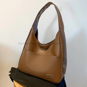 Women's Large Capacity Retro Style <b>Tote</b> Bags for Women New Texture Simple Casual College Student Class Shoulder Bags - Product Image 2