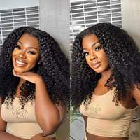 Perruques en cheveux humains avec closure pré-épilée et dentelle HD, Perruques frontales en dentelle complète sans colle pour femmes noires, Perruques frontales en dentelle HD en cheveux brésiliens