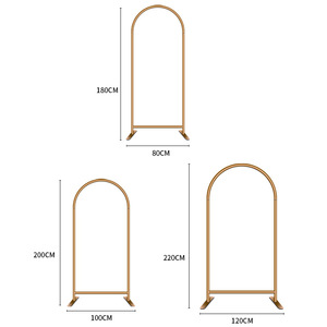 Arco <span class=keywords><strong>de</strong></span> Metal Circular para Decoración <span class=keywords><strong>de</strong></span> Bodas y Fiestas, Diseño <span class=keywords><strong>de</strong></span> Luna y Cueva, Resistente, 6-7 pies <span class=keywords><strong>de</strong></span> Altura, con Soporte para Arco - Product Image 6