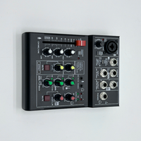 Fabricant 4 canaux Dj Player Mixer USB carte son Interface Mixer