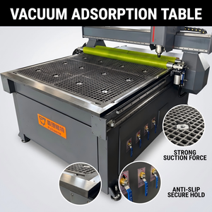 Machine de fraisage CNC tout-en-un avec table à vide pour panneaux MDF, idéale pour le travail du bois, facile à utiliser - Product Image 2