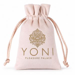 Wholesale Luxury Recyclable Velvet Drawstring Pouch Custom Logo Printed Jewelry Gift <b>Packaging</b> <b>Bag</b> - Product Image 5