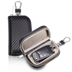 Biểu Tượng Tùy Chỉnh Faraday Túi Cho Chìa Khóa Xe Tín Hiệu Chặn Da Keychain Chống Trộm Bảo Vệ - Product Image 1