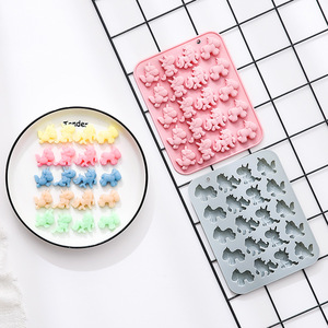 Moules à gâteau en silicone à thème licorne, de qualité alimentaire, réutilisables, mignons, en silicone magnétique, pour chocolat, bonbons et glaces, DIY - Product Image 3