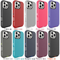 Étui de Téléphone Résistant aux Chocs et à l'Usure Amor Robuste avec Clip Ceinture pour iPhone 16 Plus 15 14 13 12 Pro Max