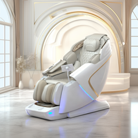 Silla de Masaje Eléctrica Inteligente Portátil 4D con Presión de Aire para Todo el Cuerpo, Gravedad Cero, para Espacios Pequeños