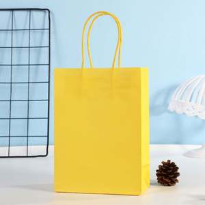 Bolsas de Papel Kraft con Asas, Bolsas con Asas en Varios Colores, Logotipo, Color y Tamaño Personalizables. - Product Image 4