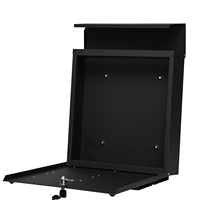 Boîtes aux lettres murales en acier inoxydable personnalisées MD028 pour extérieur avec serrures intelligentes pour usage en jardin