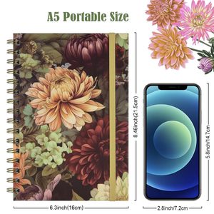 Agenda Semanal con Diseño de Caparazón de Tortuga, Cuaderno Espiral de Tapa Dura con Pestañas Adhesivas <span class=keywords><strong>para</strong></span> Oficina y Escuela - Product Image 5