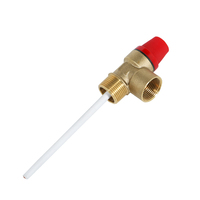Válvula de Alivio de Presión y Temperatura de Latón de Alta Calidad de 1/2 Pulgada para Calentador de Agua, con 1 Año de Garantía, Marca OEM