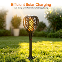 Lampe solaire LED 3W pour jardin, allée et pelouse, étanche IP65, en ABS, à température de couleur réglable, à intensité variable, à piquer dans le sol