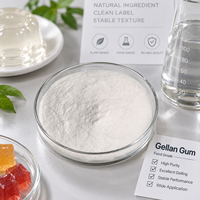 Gomme Gellan de qualité alimentaire à faible et haute teneur en acyl, 99 % pure, en poudre blanche, épaississants, fournie directement par l'usine
