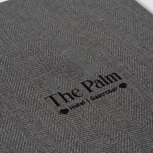 Cubierta de Menú Personalizada de Tela de Alta Calidad con Banda Elástica, Cubiertas de Menú de Lino, Porta Menús para Restaurante - Product Image 4