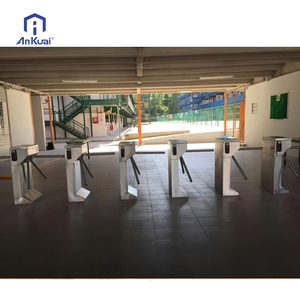 고보안성 출입통제 삼각 회전식 개찰구 메커니즘 헬스장용 턴스타일 게이트 - Product Image 6