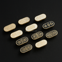 Boutons-pression en alliage de zinc ronds et carrés de 12 mm, personnalisables avec logo et motif, pour chemises, abayas, thobes et vêtements