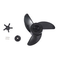 Moteur hors-bord électrique 12V 45LBS, hélice pour bateau, moteur de pêche 552W pour bateau de pêche, kayak, bateau pneumatique, moteur à balais Hangkai