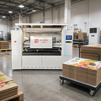 Mesin Cetak Kotak Pizza Karton Bergelombang Digital Otomatis Penuh WINSCOLOR 1.8 Meter dengan Layar Sentuh dan Print Head HP