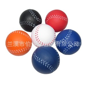 Chameleon Squishy PU <b>Baseball</b> Stress <b>Ball</b> Black 6cm Rebound Toy For Relief And Promotion - Product Image 2
