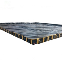 Mur de mousse Portable anti-huile chimique Gallon Flexible Pvc confinement des déversements