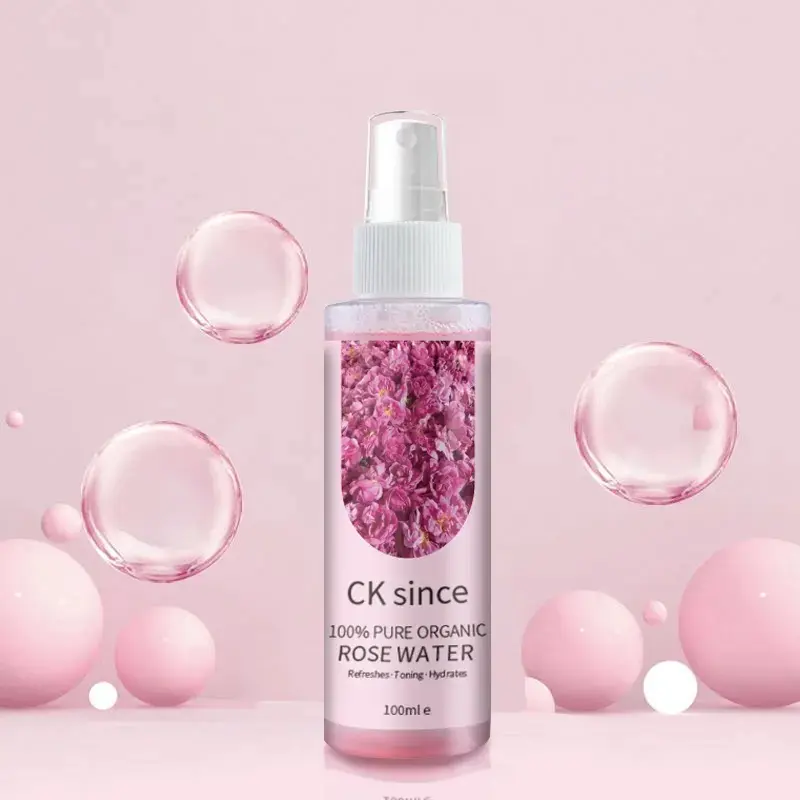 Ckisnce תווית פרטית העור טיפול פנים הקולגן מים אורגני טבעי spays מים ורדים מים לעור הפנים ושיער