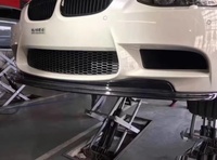 Pour BMW E90 E92 E93 M3 2004-2011, lèvre avant et séparateur en fibre de carbone élégants, jupes latérales, diffuseur, spoiler, pare-chocs de voiture, pièces de voiture