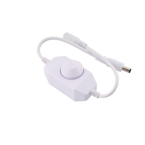 DC 12V 24V <strong>LED</strong> <strong>Strip</strong> Dimmer Switch With DC Female Male <strong>Adapter</strong> Brightness Adjustable Controller Manual Knob <strong>LED</strong> Dimmer Switch - Product Image 2