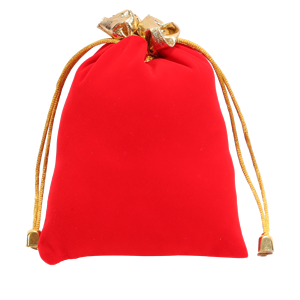 Bolsa de Regalo con Cordón Navideña, Bolsa de Embalaje para Dulces, Bolsa de Terciopelo Rojo para Chocolate - Product Image 5