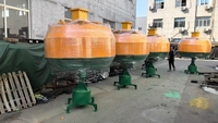 Cina LLDPE pemantauan Data baja pelampung dan Beacon dengan lentera surya danau laut kualitas air hidrologic pemantauan pelampung