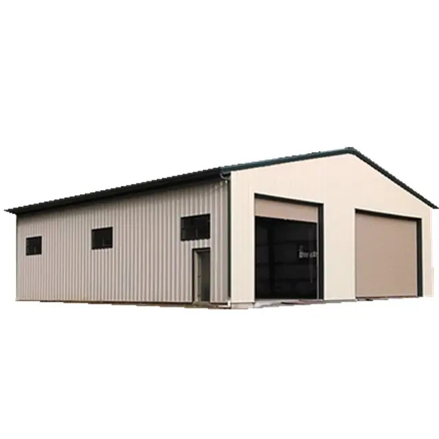 Storage Shed Custom Industrial prefab Steel Structure warehouse Metal Building