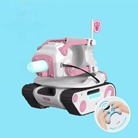 Robot Eilik et base de char Panxer - Compagnon de bureau interactif pour batailles et jeux sociaux, jouet IA amusant pour adultes et enfants