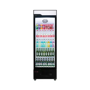 Meisda SC350B OEM Barra de puerta de vidrio simple bebida cerveza bebida exhibición nevera para supermercado